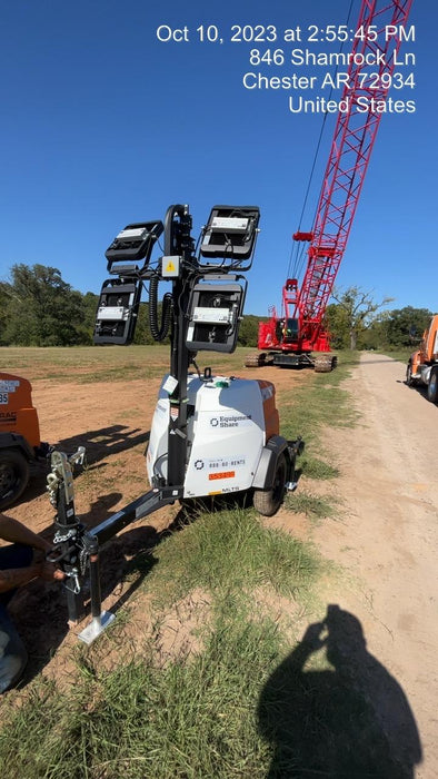 2023 Generac MLT2 Diesel, Flex Switch 120V Input, Powerzone Controller, (4) 320W LED Lights, 4kW Generator, 39.9 Gal Fuel Tank, 2" Ball, T3