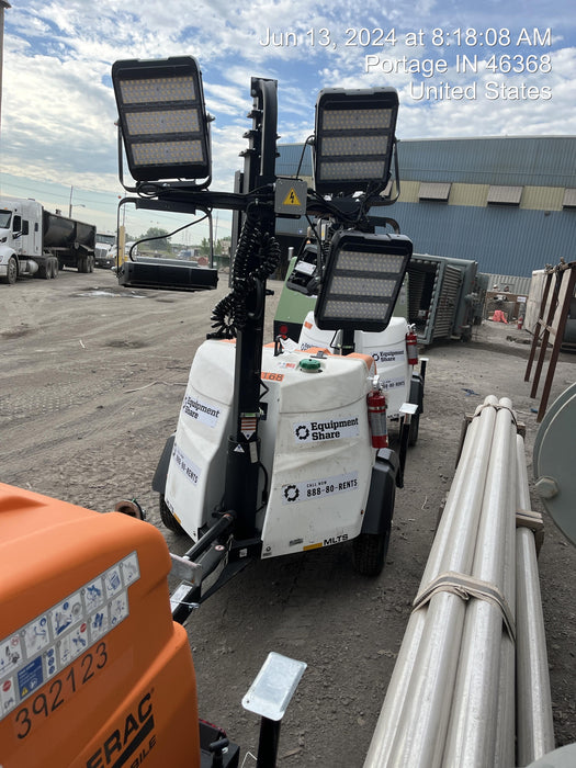 2024 Generac MLT2 Diesel, Flex Switch 120V Input, Powerzone Controller, 
(4) 320W LED Lights, 4kW Generator, 39.9 Gal Fuel Tank, 2" Ball, T3