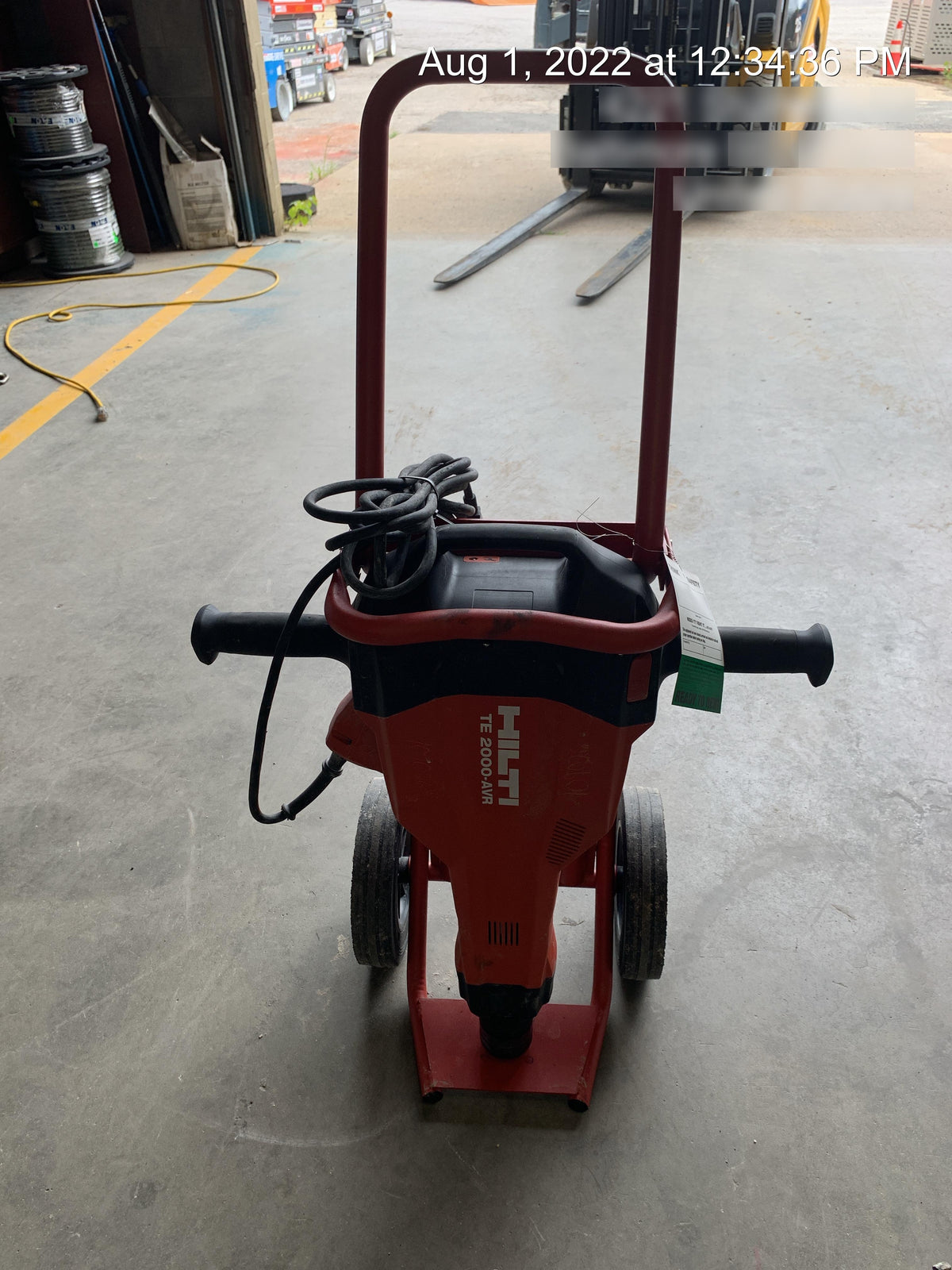 2020 HILTI TE 2000-AVR