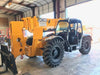 2019 JCB 510-56 Open ROPS, 74 HP, Solid Tires, Worklights, Beacon, Aux Hydraulics, Lifting Eye 66" Carriage/60" Forks