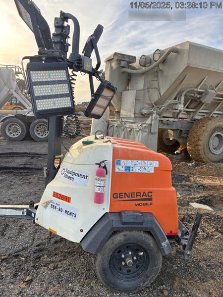 2023 Generac MLT2 Diesel, Flex Switch 120V Input, Powerzone Controller, 
(4) 320W LED Lights, 4kW Generator, 39.9 Gal Fuel Tank, 2" Ball, T3