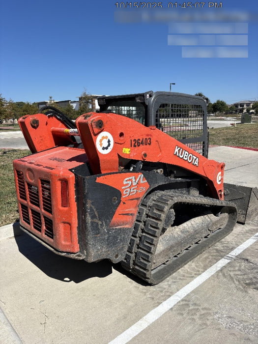 2020 Kubota SVL95-2S Open ROPS, Tier 4 Kubota Engine, Quick Coupler