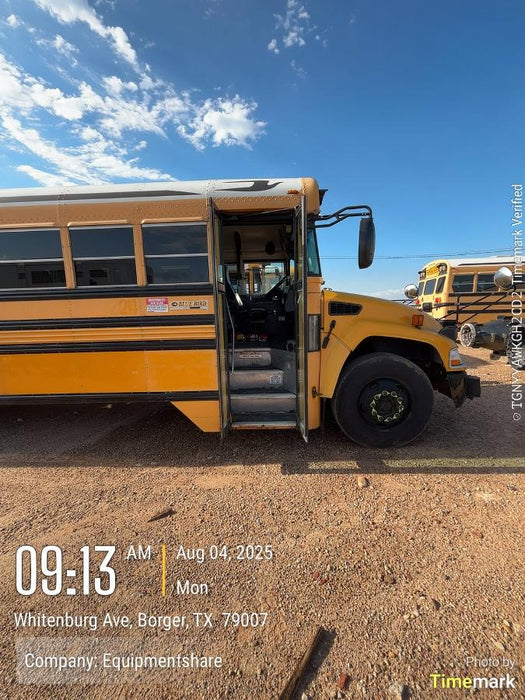 2012 BLUE BIRD 72 Passenger Bus