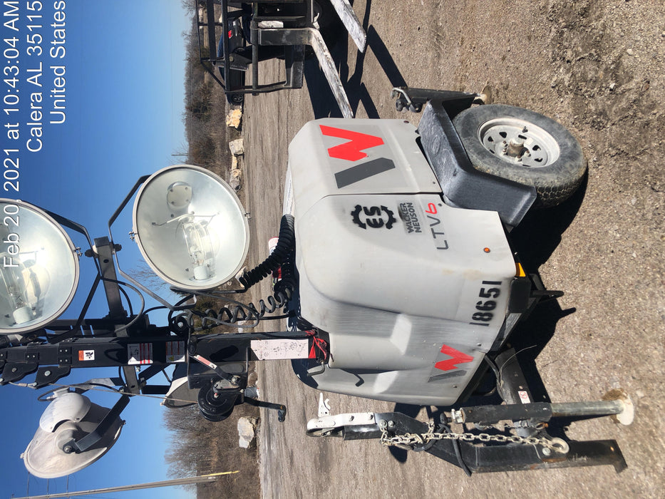 2018 Wacker Neuson LTV6L-MH Wacker Neuson LTV6L Mobile Light Tower w/Fuel Level Sensor Installed