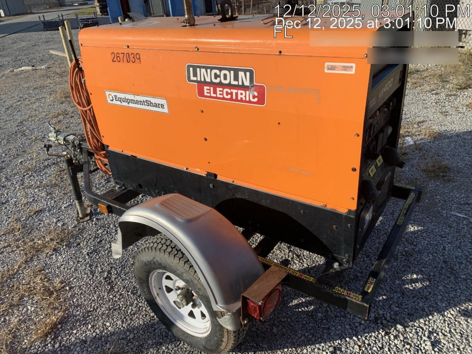 2022 Lincoln Electric LE400 Kubota V1505, Trlr, Cable Rack, Light Kit, ES Decals, T3