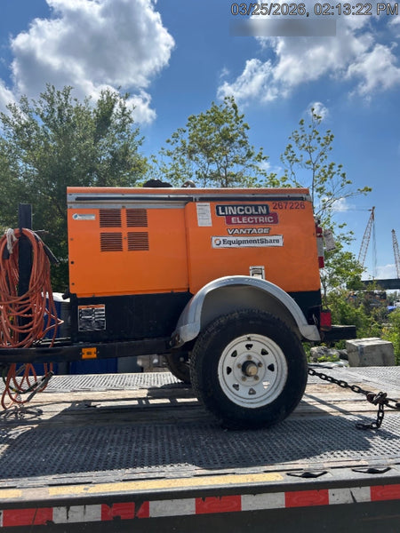 2022 Lincoln Electric LE400 Kubota V1505, Trlr, Cable Rack, Light Kit, ES Decals, T3