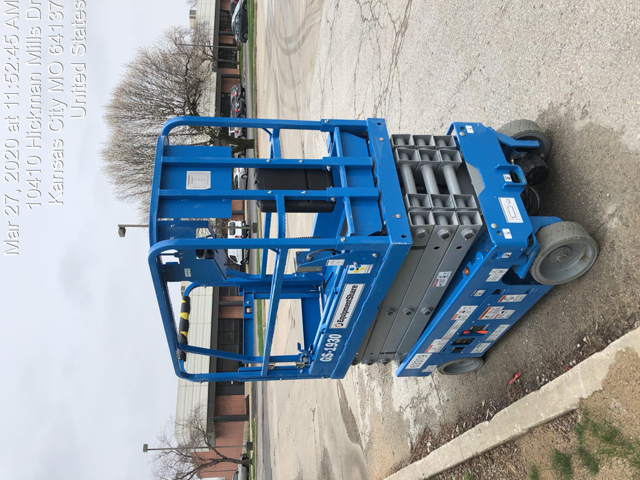 2020 Genie GS-1930 Solid Non Marking Tires, Beacon, Folding rails with half height swing gate