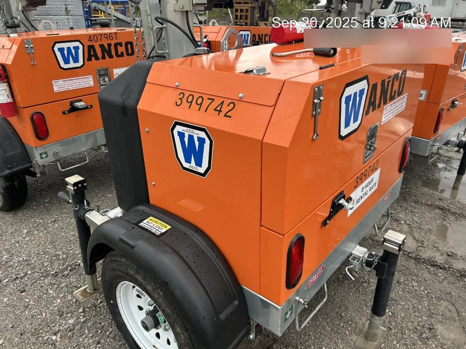 2024 Wanco WLTT-4MM4K Diesel, Deep Sea Controller, Shore Power Plug, Auto Start, (4) 350W LED Floodlights, 4kW Generator, 60 Gal Fuel Tank, 2" Ball, T3
