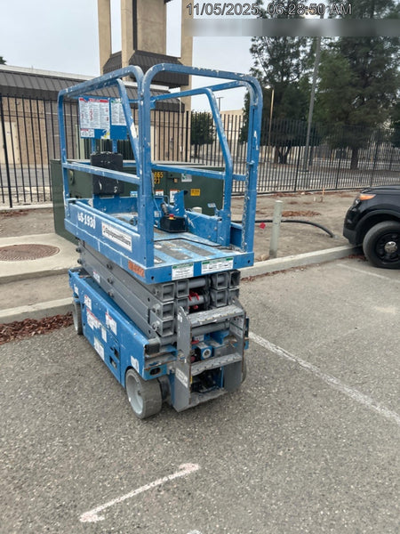2020 Genie GS-1930 Fixed rails with chain entry gate - Pre A92.20, 800W Inverter
