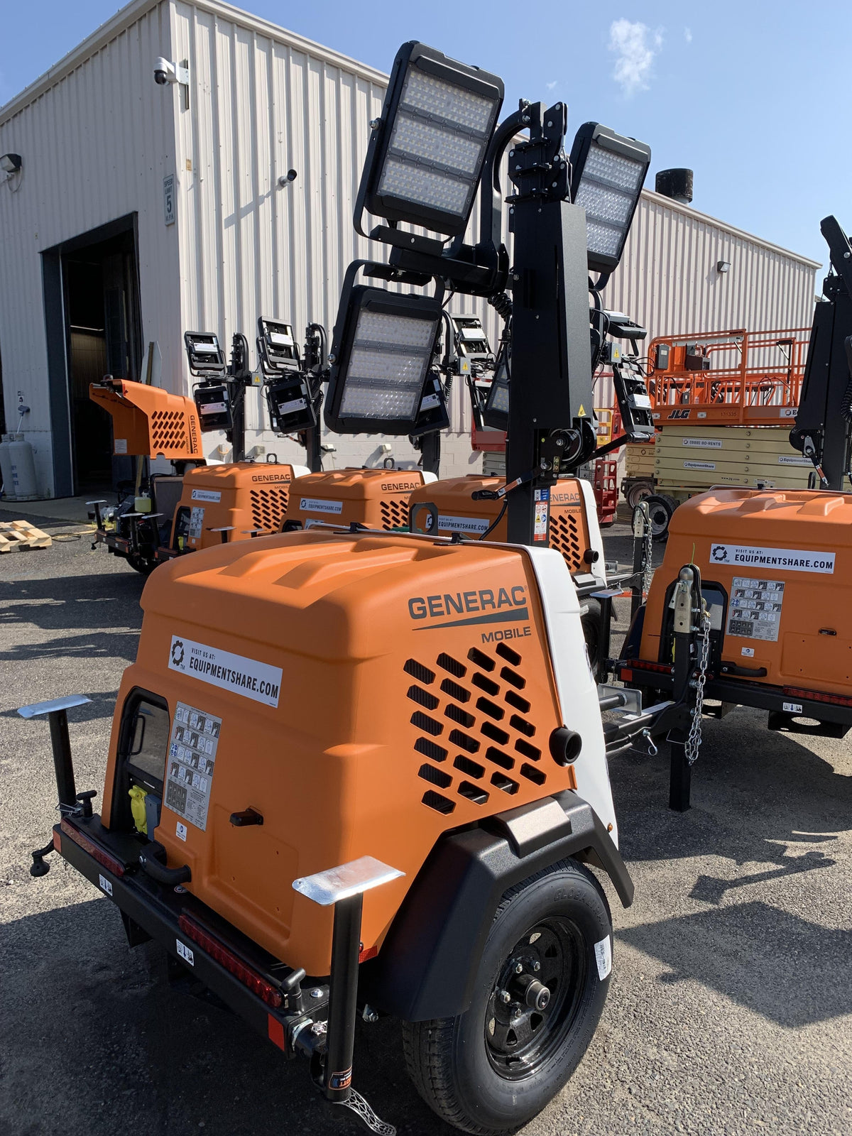 2023 Generac MLT2 Diesel, Flex Switch 120V Input, Powerzone Controller, (4) 320W LED Lights, 4kW Generator, 39.9 Gal Fuel Tank, 2" Ball, T3