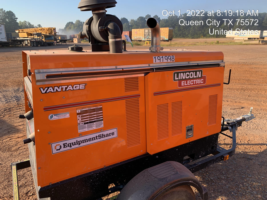 2021 Lincoln Electric Vantage 549X Ready Pak 3, ORANGE (includes trailer, cable rack, fender light kit)