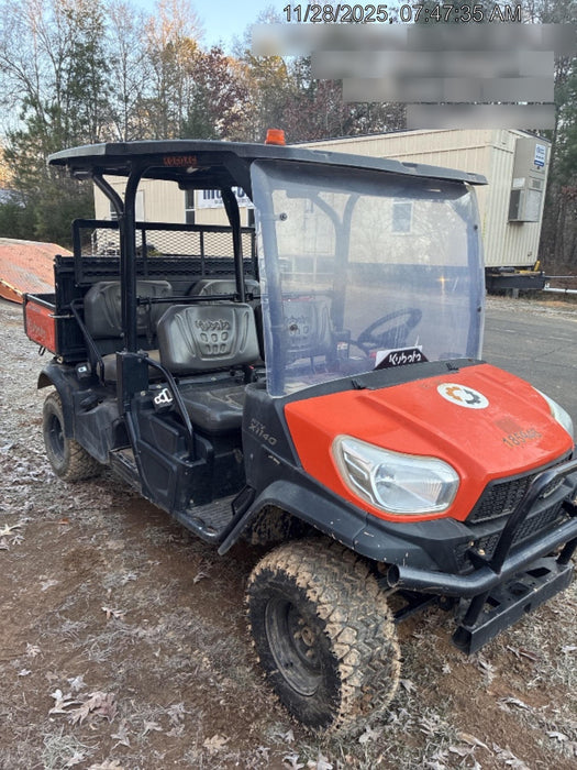 2021 Kubota RTV-X1140W-H Plastic Canopy, Windshield Acrylic Clear, LED Strobe Light, Wire Harness Kit, Back up Alarm