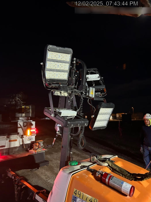 2025 Generac MLTS-4 Diesel, Mitsubishi L2E, 7.1 hp @1800 rpm, Flex Switch 120V Input, Powerzone Controller, (4) 320W LED Lights, 4kW Generator, 39.9 Gal Fuel Tank, 2" Ball, ES Decals