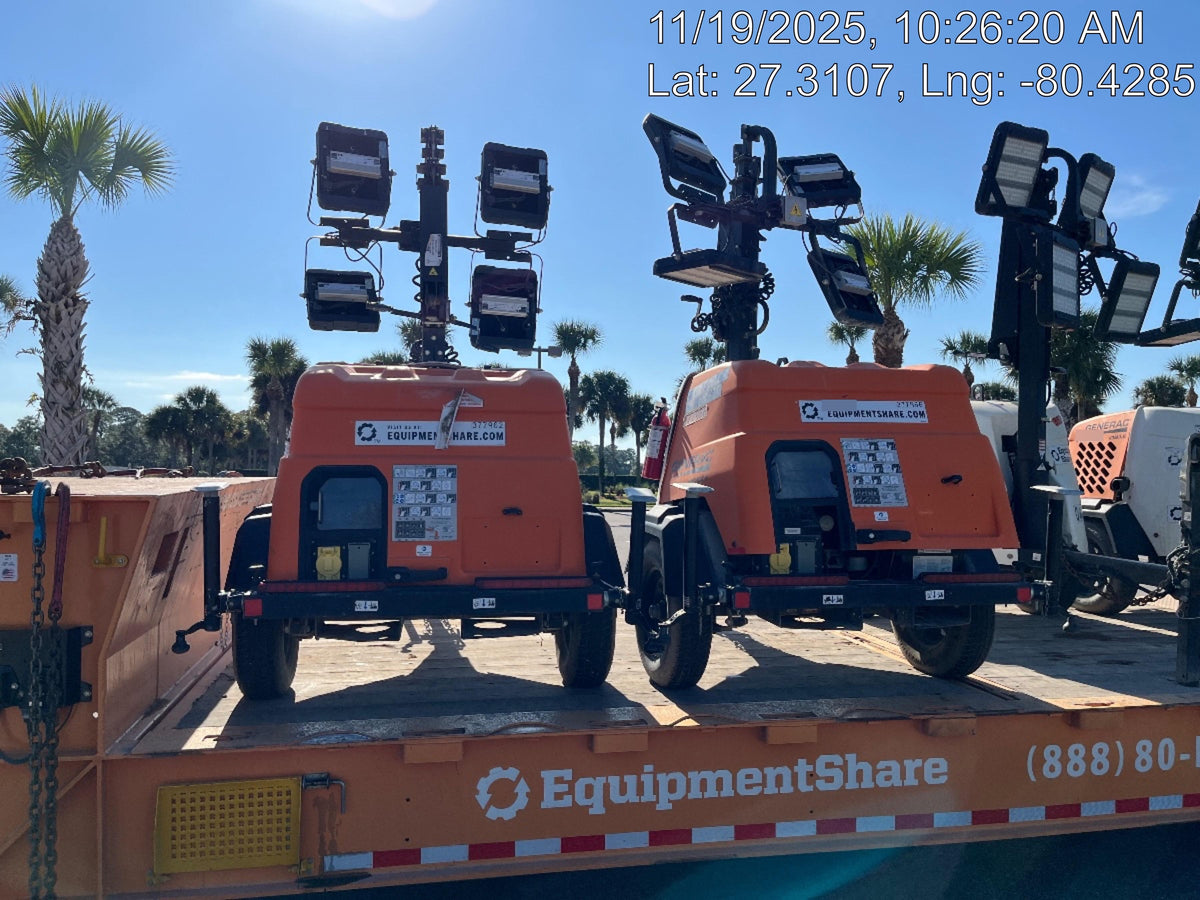 2023 Generac MLT2 Diesel, Flex Switch 120V Input, Powerzone Controller, 
(4) 320W LED Lights, 4kW Generator, 39.9 Gal Fuel Tank, 2" Ball, T3