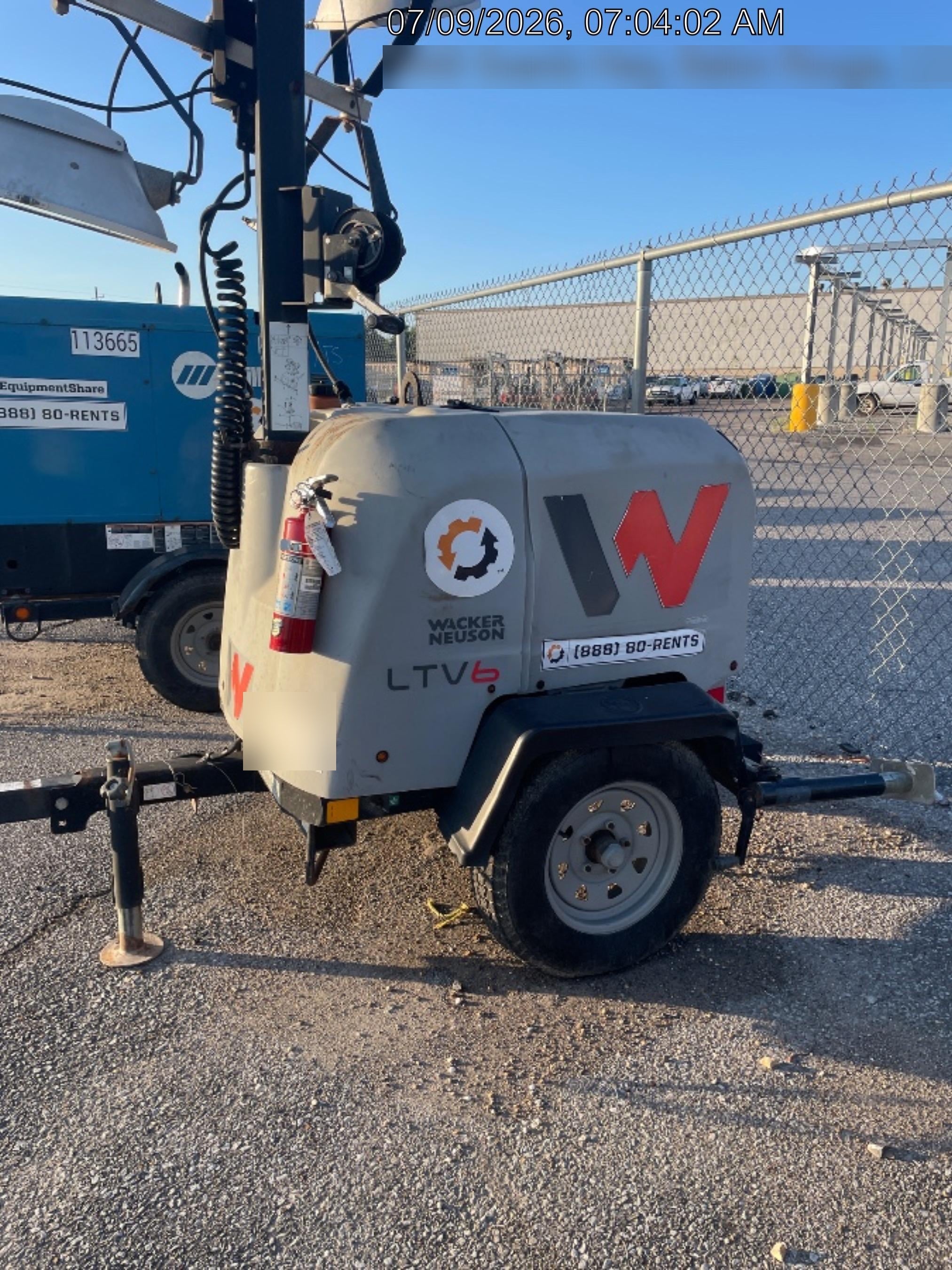 2019 Wacker Neuson LTV6L-MH Standard Options, ES Track Hardware, Fuel Level Sensor