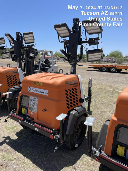 2024 Generac MLT2 Diesel, Flex Switch 120V Input, Powerzone Controller, 
(4) 320W LED Lights, 4kW Generator, 39.9 Gal Fuel Tank, 2" Ball, T3