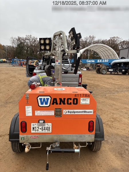2024 Wanco WLTT-4MM4K Diesel, Deep Sea Controller, Shore Power Plug, Auto Start, (4) 350W LED Floodlights, 4kW Generator, 60 Gal Fuel Tank, 2" Ball, T3