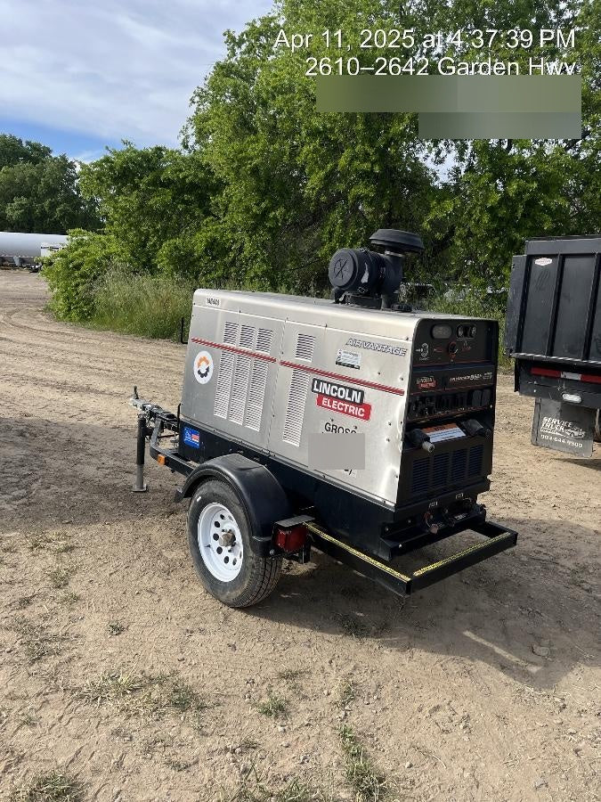 2021 Lincoln Electric Air Vantage 566 Air Vantage 566X Ready Pak 3 (includes trailer, cable rack, fender light kit); no telematics