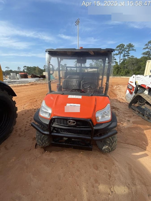 2021 Kubota RTV-X1140W-H Plastic Canopy, Windshield Acrylic Clear, LED Strobe Light, Wire Harness Kit, Back up Alarm