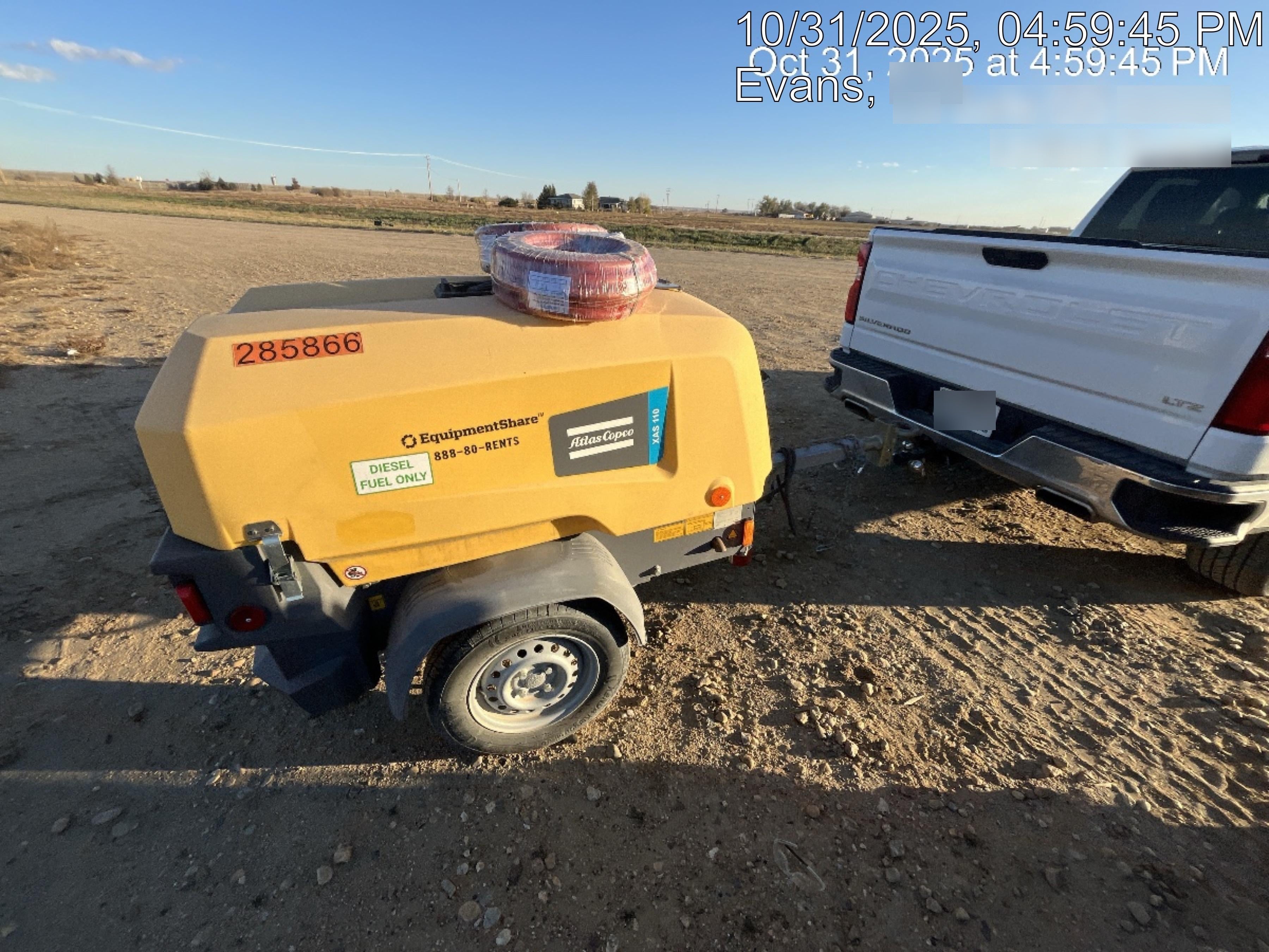 2022 ATLAS COPCO XAS 110