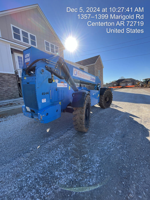 2017 Genie GTH-1056 Genie GTH1056, Solid Tires, 60" carriage, Light Kit, Open ROPS