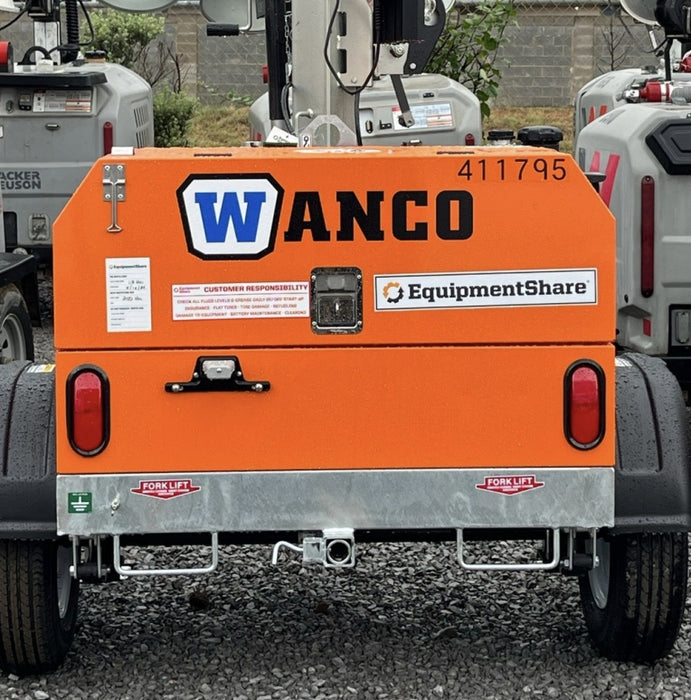 2024 Wanco WLTT-4MM4K Diesel, Deep Sea Controller, Shore Power Plug, Auto Start, (4) 350W LED Floodlights, 4kW Generator, 60 Gal Fuel Tank, 2" Ball, T3
