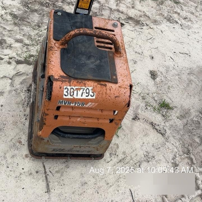 2023 Multiquip MVH158 Honda GX200, 17" Plate, Gas