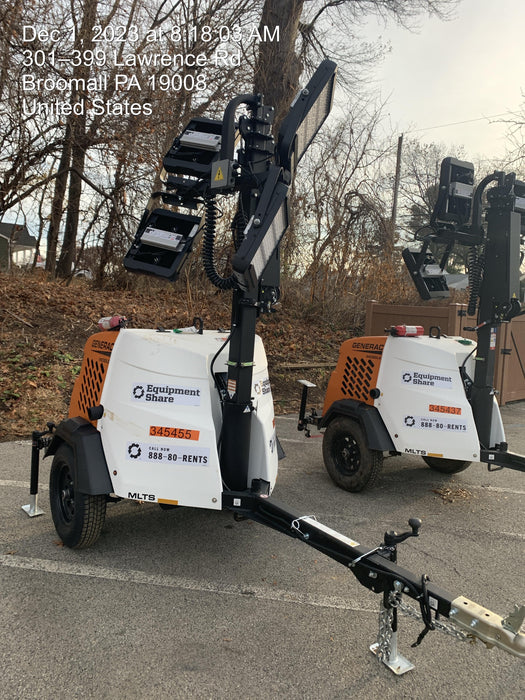 2023 Generac MLT2 Diesel, Flex Switch 120V Input, Powerzone Controller, (4) 320W LED Lights, 4kW Generator, 39.9 Gal Fuel Tank, 2" Ball, T3