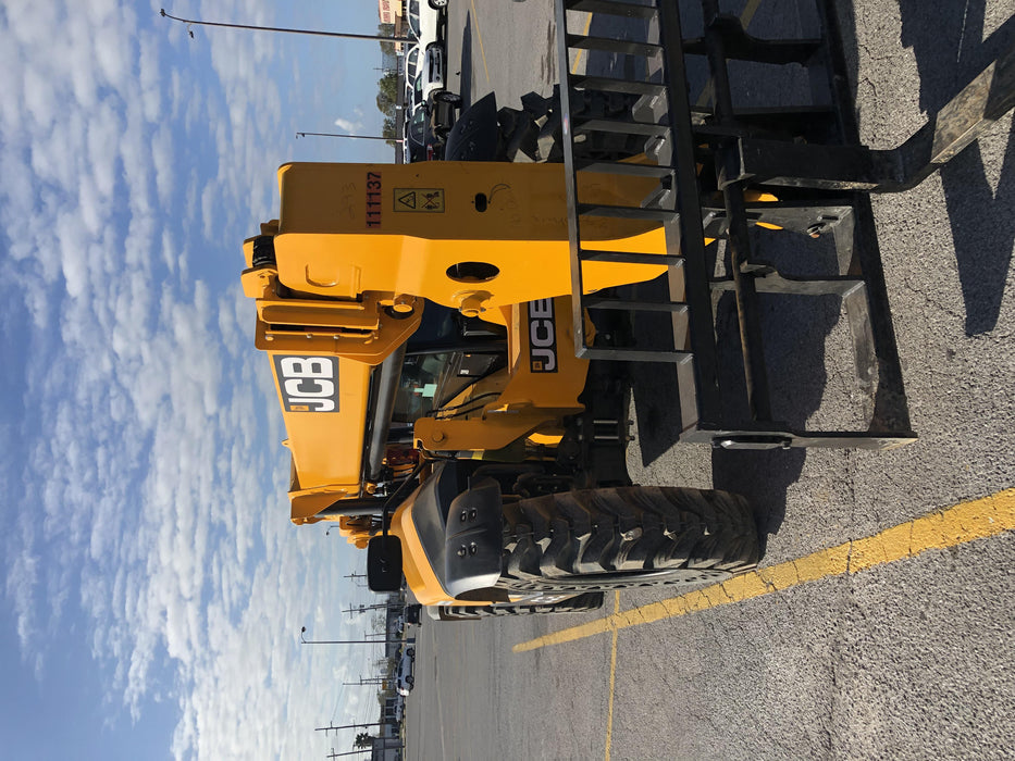 2020 JCB 509-42 Cab/Heat/Air, Solid Tires, Work Lights, Beacon, Aux Hydraulics, Back up Alarm, Lifting Eye, ES Decals