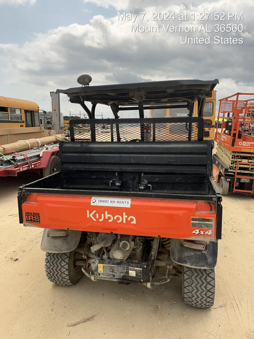 2023 Kubota RTV-X1140W-H 4WD, LED Strobe, Windshield Acrylic Clear, Plastic Canopy, Wire Harness Kit, Backup Alarm