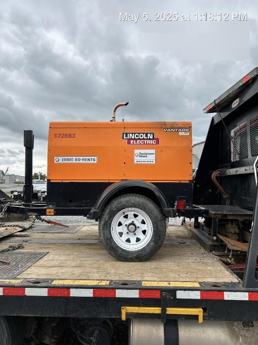 2021 Lincoln Electric Vantage 322 Vantage 322 Ready Pak 3 w/ Decals, ORANGE (includes trailer, cable rack, fender light kit) NO Telematics