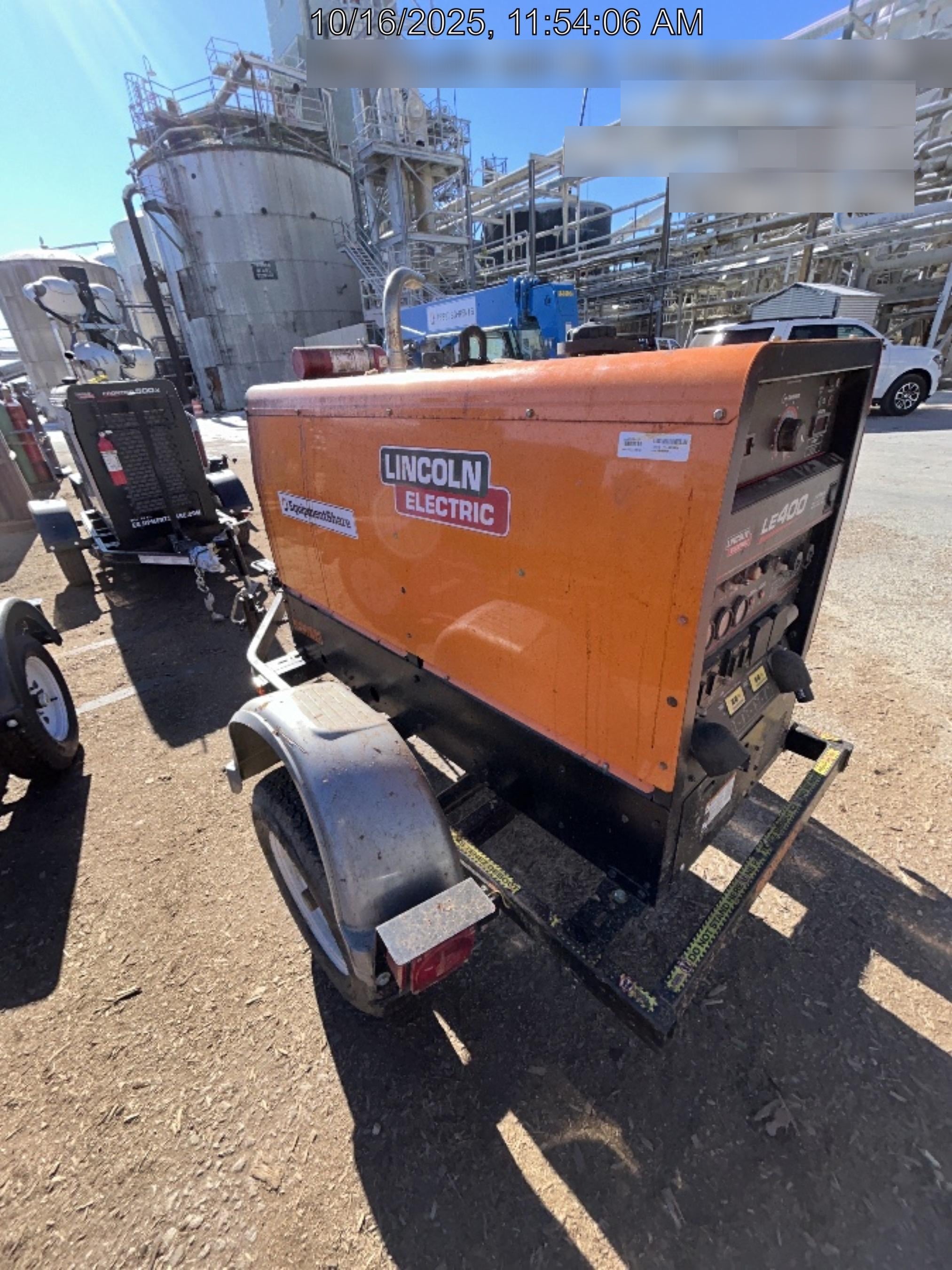 2022 Lincoln Electric LE400 Kubota V1505, Trlr, Cable Rack, Light Kit, ES Decals, T3