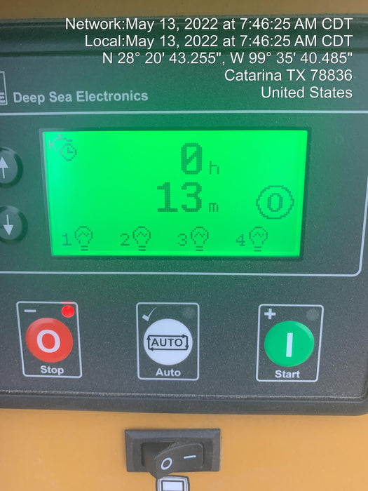 2022 Allmand NLV3GR (4) LED Light Fixture 350W, 23' Vertical Mast, 3kW Prime, Towable, Deep Sea L401, Leveling Jacks, Yanmar T4F 5.8hp