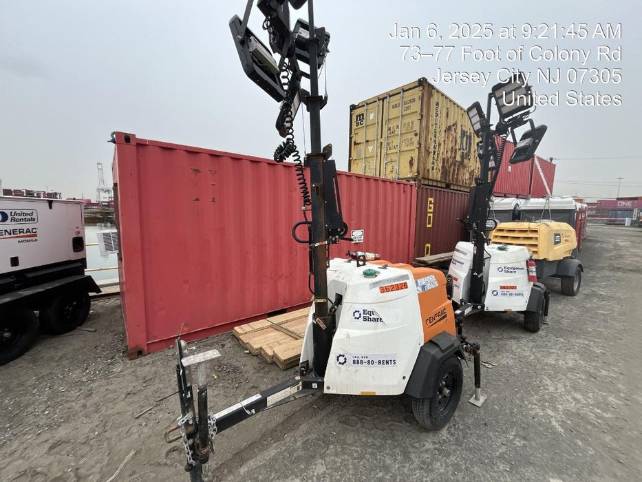 2023 Generac MLT2 Diesel, Flex Switch 120V Input, Powerzone Controller, 
(4) 320W LED Lights, 4kW Generator, 39.9 Gal Fuel Tank, 2" Ball, T3