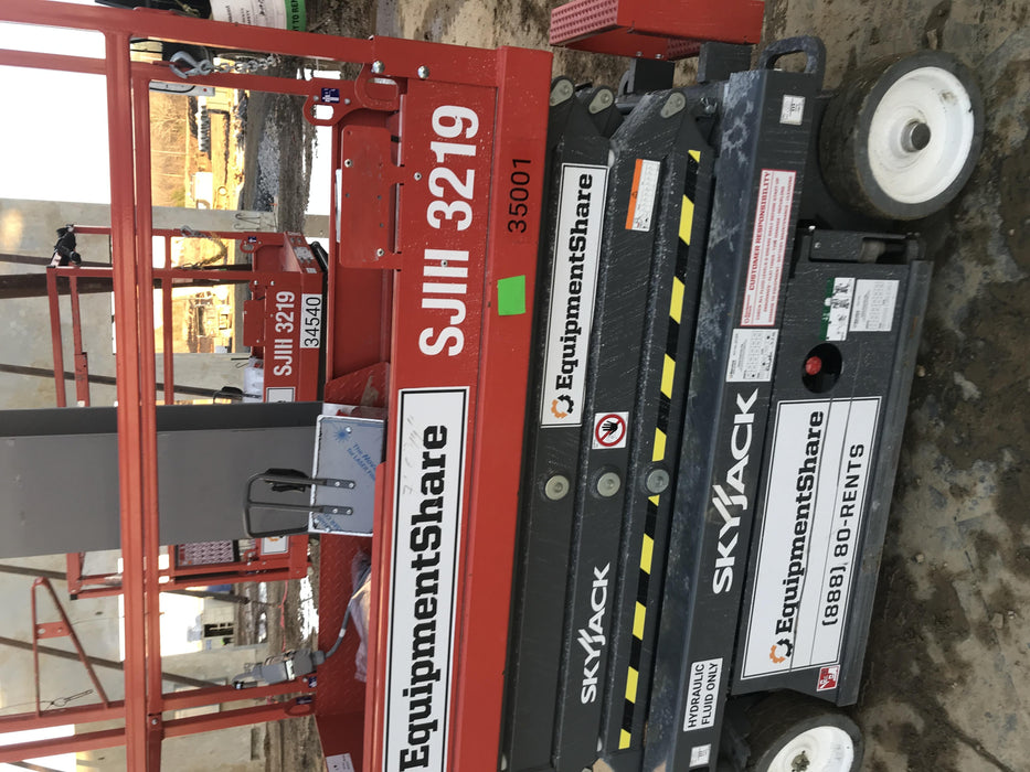 2019 Skyjack SJIII-3219 Standard Options, Trojan Batteries