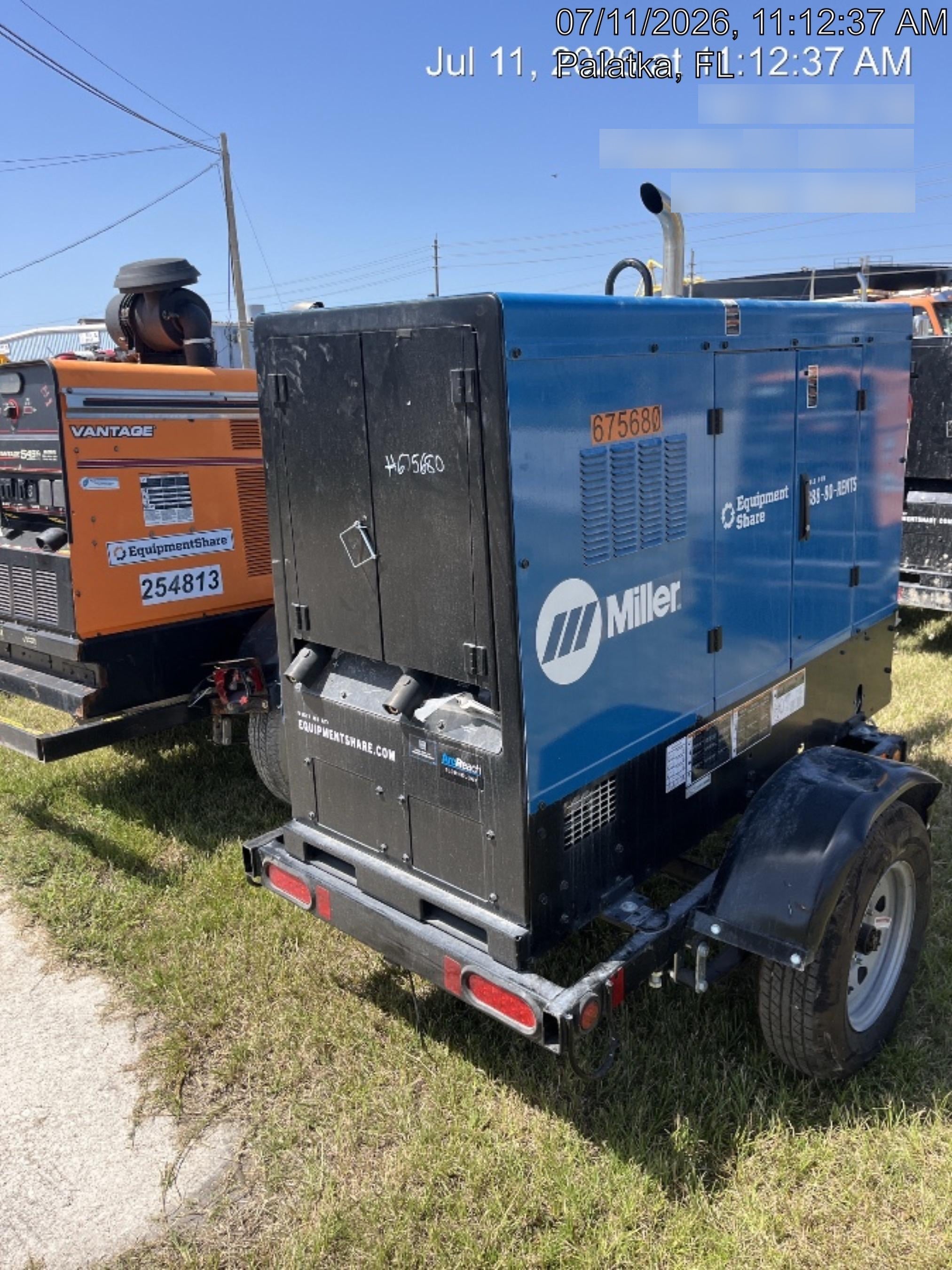 2026 MILLER ELECTRIC BIG BLUE 500