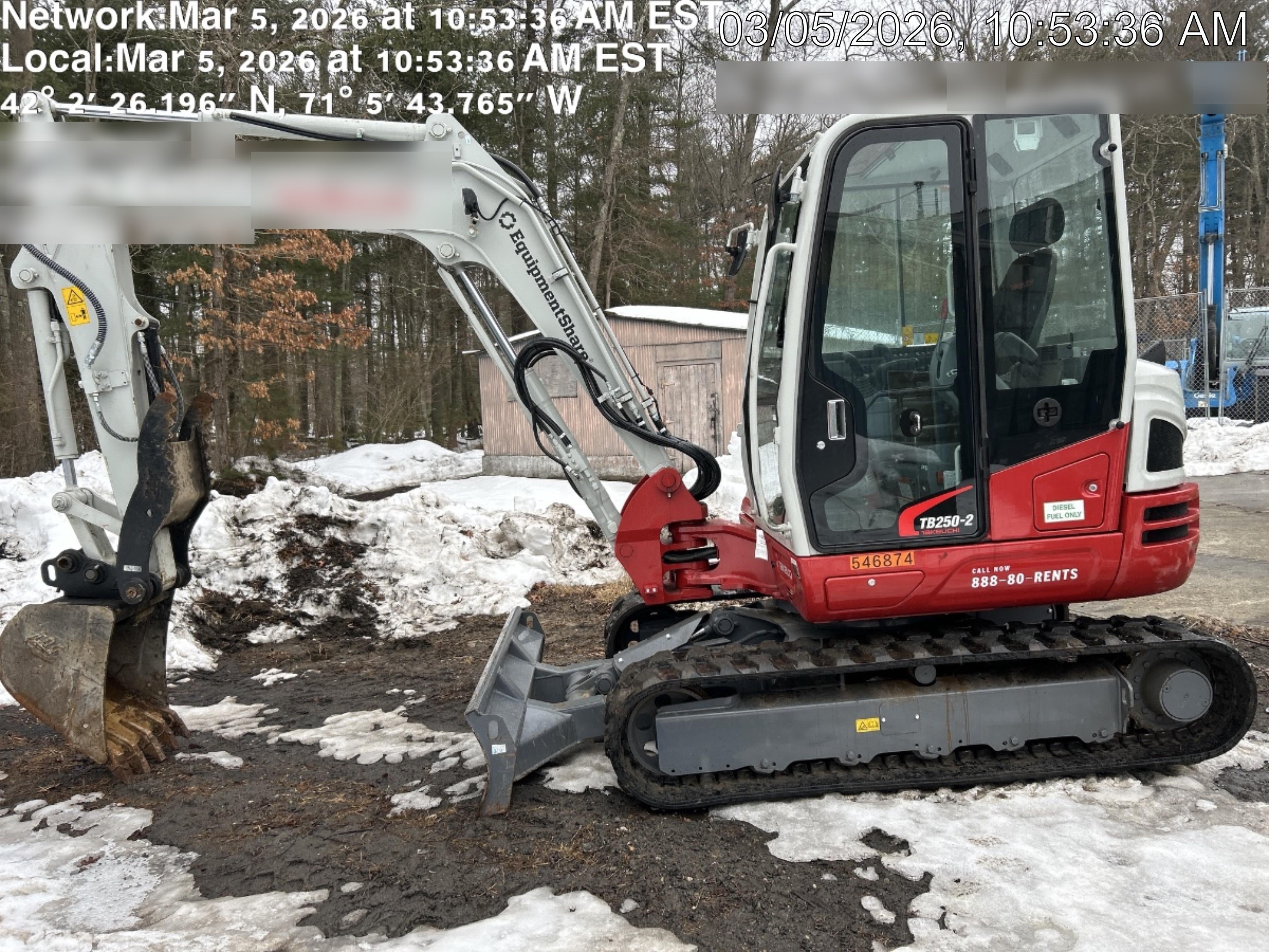 2025 TAKEUCHI TB250-2CR