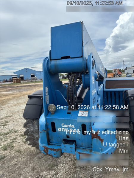 2018 Genie GTH-844 Genie GTH-844 w/ROPS, Work Lights, Solid Tires, RH Cab Mesh, Beacon, 60" Carriage and Forks