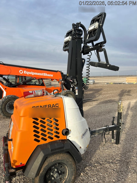 2023 Generac MLT2 Diesel, Flex Switch 120V Input, Powerzone Controller, (4) 320W LED Lights, 4kW Generator, 39.9 Gal Fuel Tank, 2" Ball, T3
