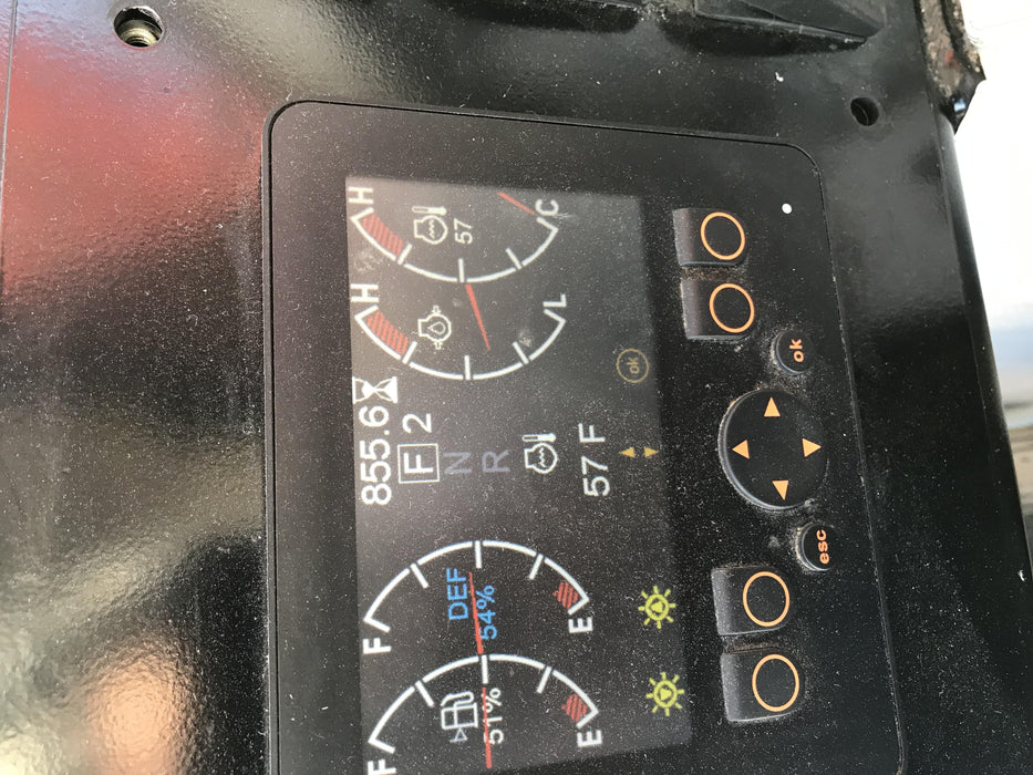 2019 Manitou MTA12042 Cab/Heat/Air, 120 HP, Solid Tires, Work Lights, Lift Hook, Auxiliary Hydraulics 66" Carriage and 60" Forks