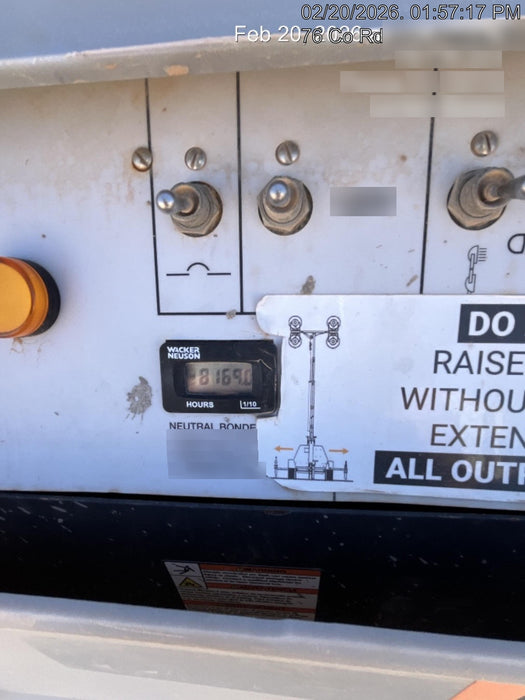 Wacker Neuson LTV6K-MH Wacker Neuson LTV6K Towable Light Tower