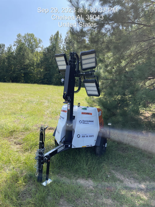 2023 Generac MLT2 Diesel, Flex Switch 120V Input, Powerzone Controller, (4) 320W LED Lights, 4kW Generator, 39.9 Gal Fuel Tank, 2" Ball, T3