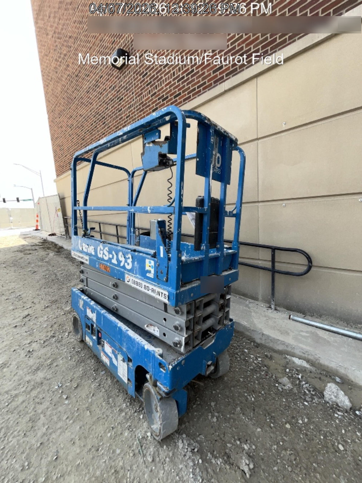 2016 Genie GS-1930 Standard Rental Specs