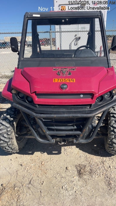 2021 Yanmar YU1000 Canopy, Steel Wheel, Poly WindShield, Beacon, Backup Alarm