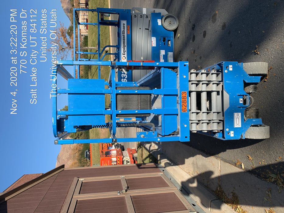 2020 Genie GS-1930 Solid Non Marking Tires, Beacon, Folding rails with half height swing gate