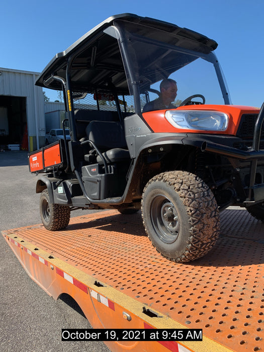 2021 Kubota RTV-X1140W-H Plastic Canopy, Windshield Acrylic Clear, LED Strobe Light, Wire Harness Kit, Back up Alarm