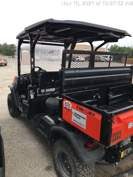 2022 Kubota RTV-X1140W-H Plastic Canopy, Windshield Acrylic Clear, LED Strobe Light, Wire Harness Kit, Back up Alarm