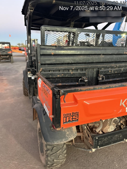 2022 Kubota RTV-X1140W-H Plastic Canopy, Windshield Acrylic Clear, LED Strobe Light, Wire Harness Kit, Back up Alarm