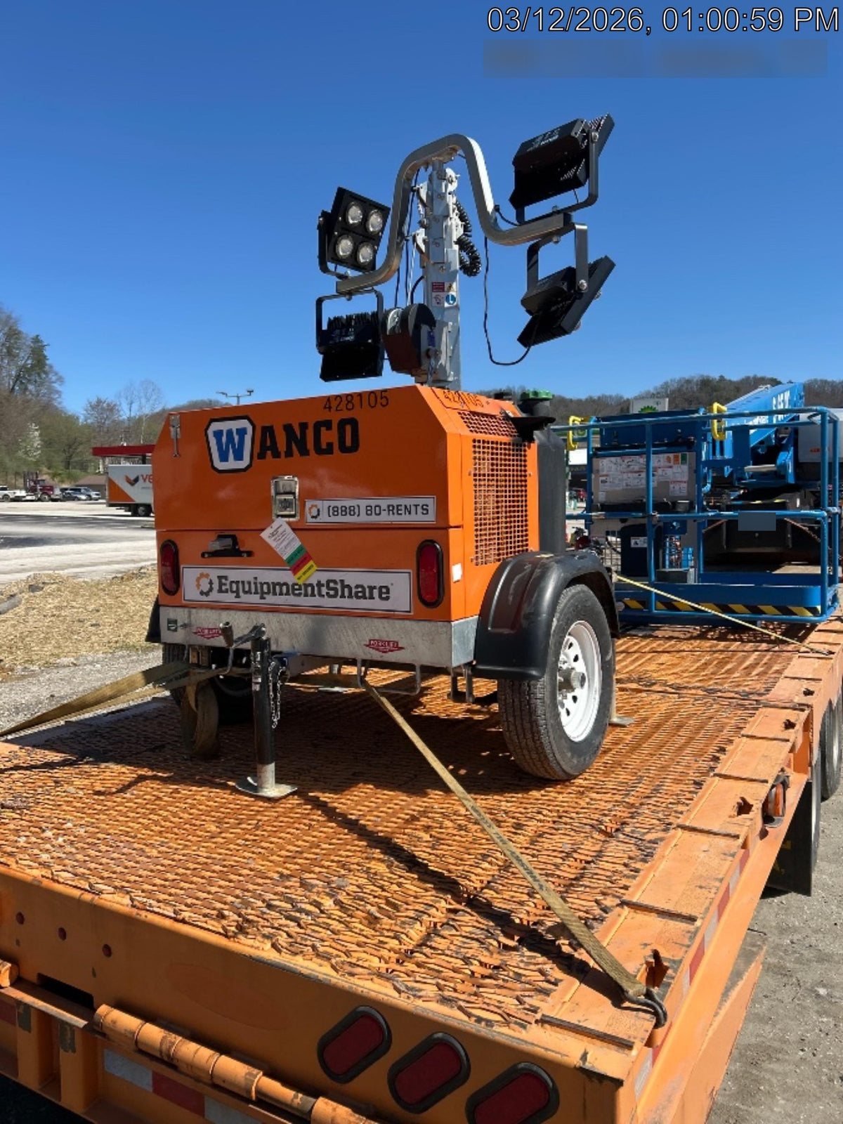 2024 Wanco WLTT-4MM4K Diesel, Deep Sea Controller, Shore Power Plug, Auto Start, (4) 350W LED Floodlights, 4kW Generator, 60 Gal Fuel Tank, 2" Ball, T3