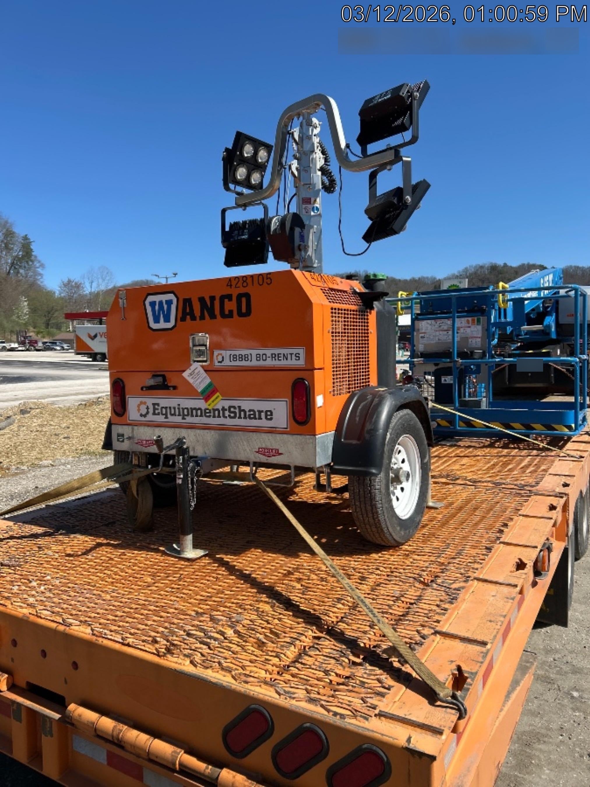 2024 Wanco WLTT-4MM4K Diesel, Deep Sea Controller, Shore Power Plug, Auto Start, (4) 350W LED Floodlights, 4kW Generator, 60 Gal Fuel Tank, 2" Ball, T3